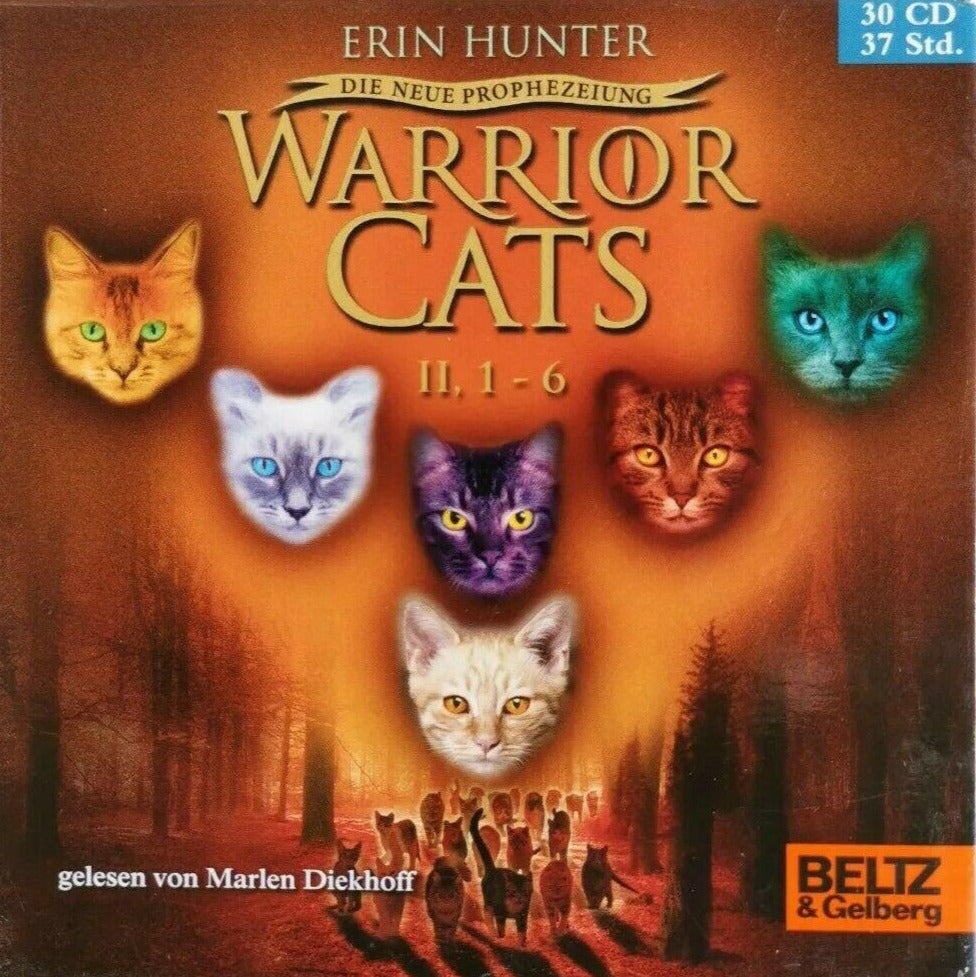 Warrior Cats - Die neue Prophezeiung. Folge 1-6: II, gelesen von Marlen Diekhoff: Leicht gekürzte Hörbuchfassung. Die komplette zweite Staffel, Erin Hunter, Marlen Diekhoff, Friederike Levin, Klaus Weimann