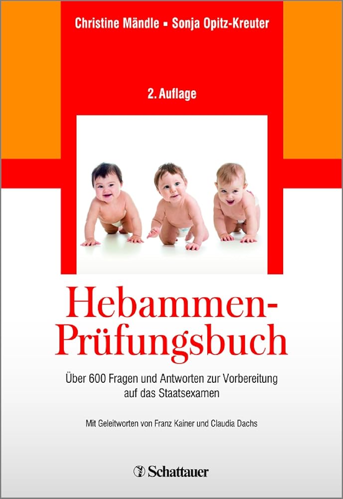 Hebammen-Prüfungsbuch: Über 600 Fragen und Antworten zur Vorbereitung auf das Staatsexamen - Mit einer Gebrauchsanweisung zur effektiven Prüfungsvorbereitung cover image