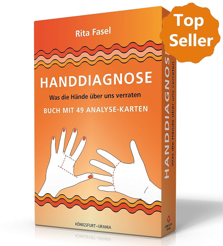 Handdiagnose: Was die Hände über uns verraten - Set mit Buch und Karten (Handlesen, Lebenslinien / Handlinien lesen) cover image