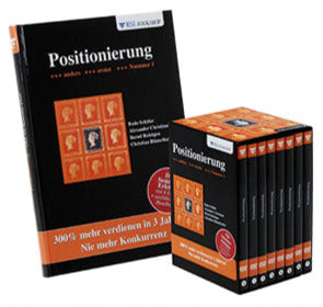 Positionierung GOLD Edition, 8 DVDs und das Praxishandbuch – mit über 200 Seiten. Bodo Schäfer