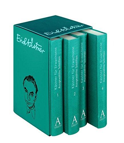 Kästner für Erwachsene / 4 Bände: Ausgewählte Schriften 1 - 4, Erich Kästner, Erich Ohser