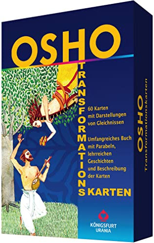 Osho Transformationskarten - 60 Karten mit Darstellungen von Gleichnissen. Umfangreiches Buch mit Parabeln, lehrreichen Geschichten und Beschreibung der Karten