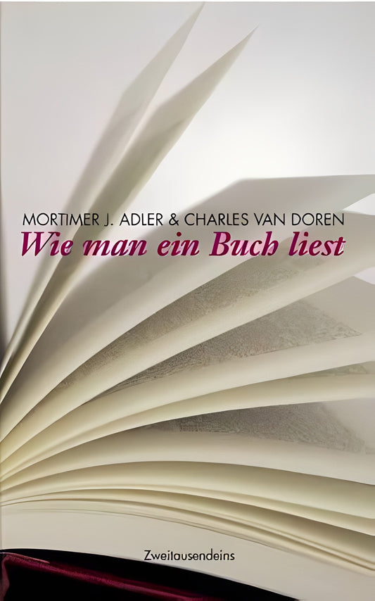 Wie man ein Buch liest, Mortimer J. Adler, Charles Van Doren