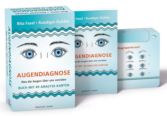 Augendiagnose: Was die Augen über uns verraten - Set m. Buch u. Karten cover image