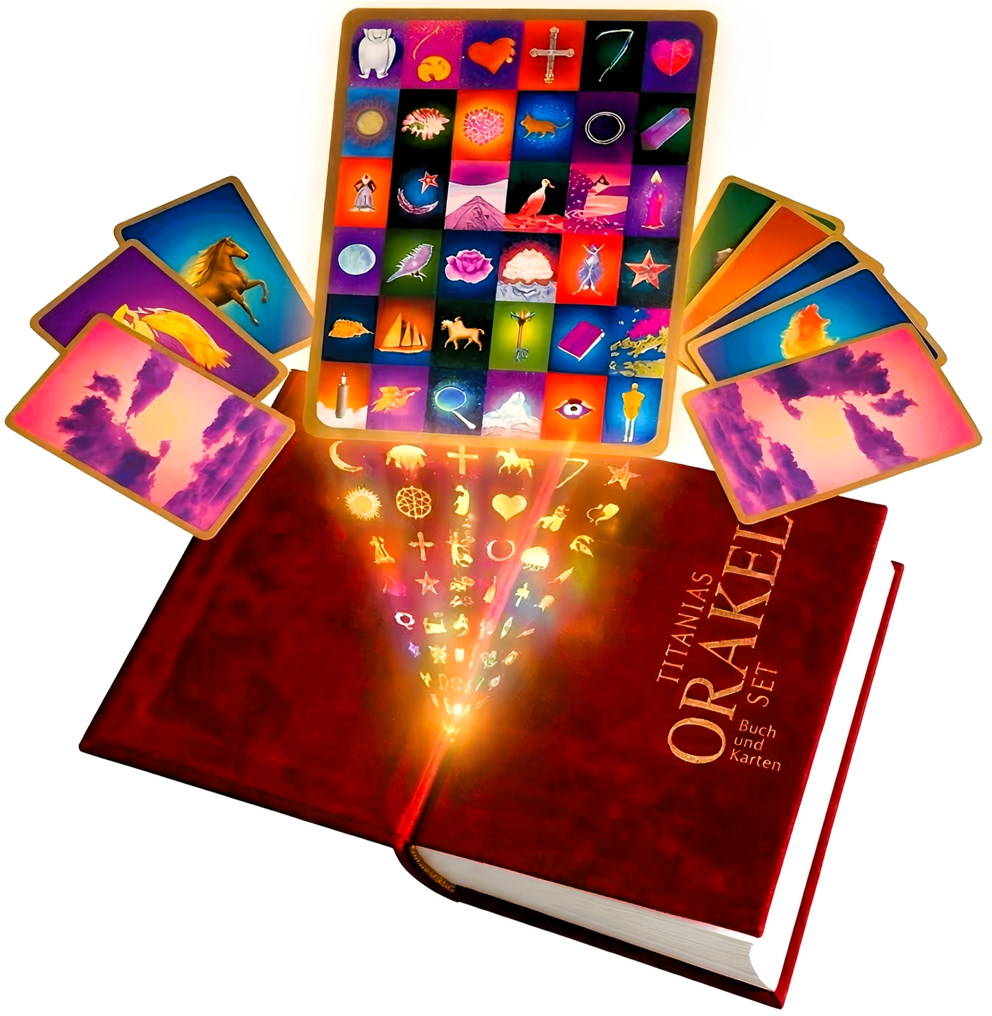 Titanias Orakel-Set: Buch und Karten, Esoterik, Orakelkarten / Divination, Titania HardieTitania Hardie