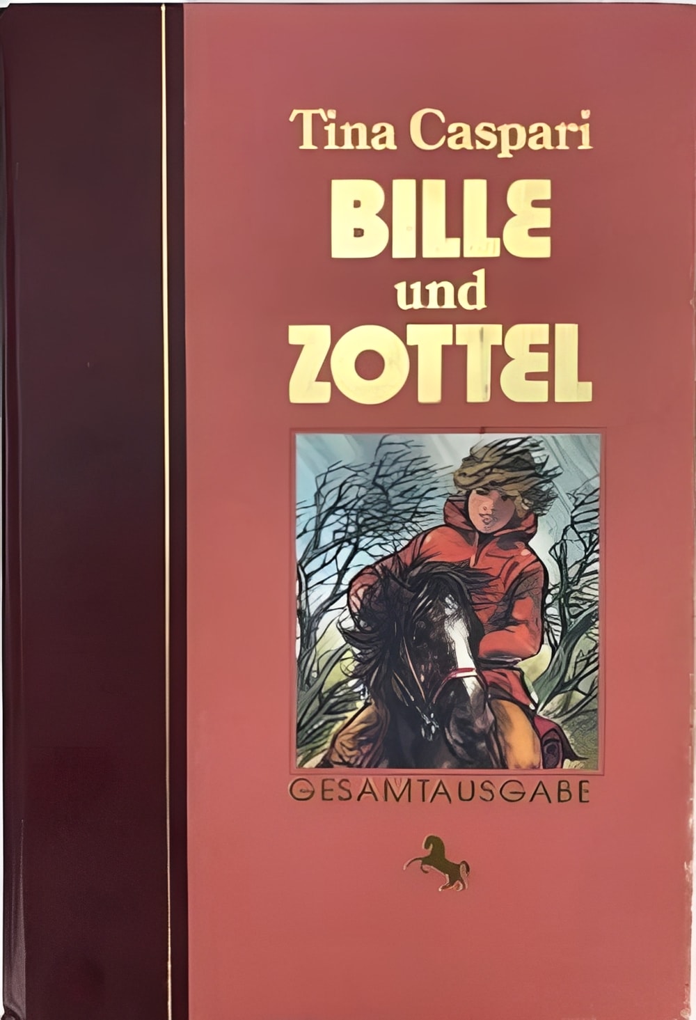 Bille und Zottel: Gesamtausgabe 1989 (Frontcover inklusive Kunstlederstreifen)