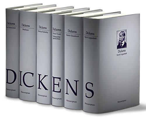 Werke ( 6 Bande im bedruckten Pappschuber) Charles Dickens und Gustav Meyrink